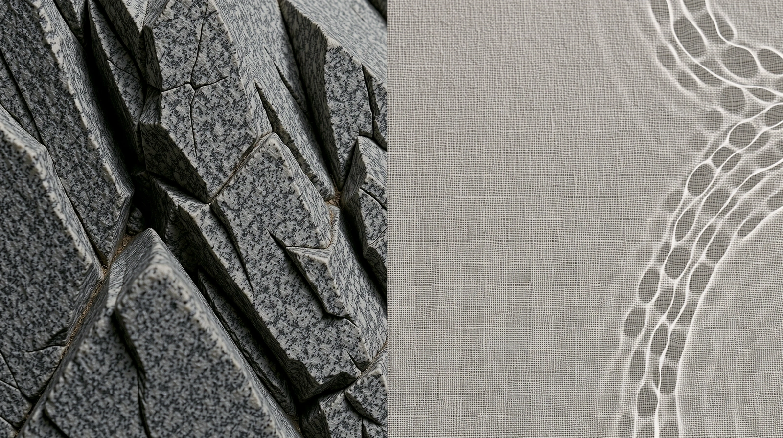Schweizer Bergkristall und Stein Texturen
